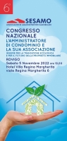 Programma Lavori VI Congresso Nazionale SESAMO - Rovigo 5 novembre 2022  - SESAMO Associazione Amministratori Immobiliari - aderente ad ASPPI